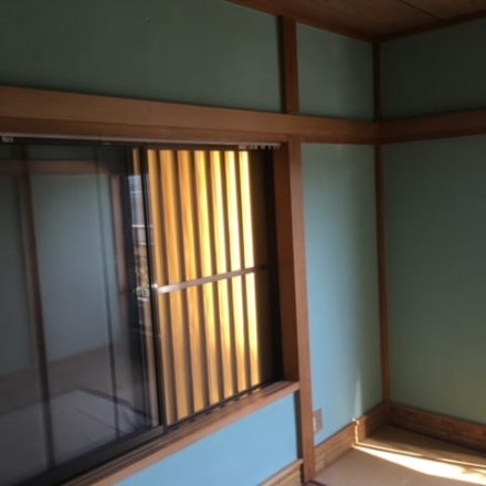 和室　壁の塗り替え