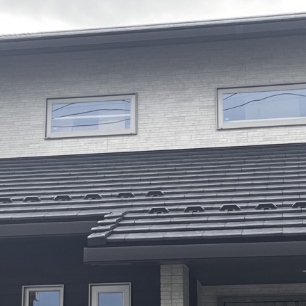 前橋市　平板瓦　雪止め　後つけ