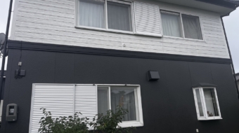 軽井沢　外壁・屋根塗り替え工事　モニエル瓦