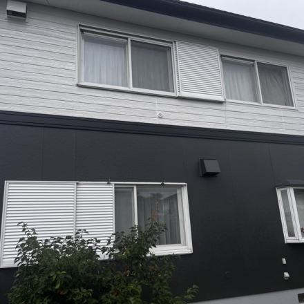 軽井沢　外壁・屋根塗り替え工事　モニエル瓦