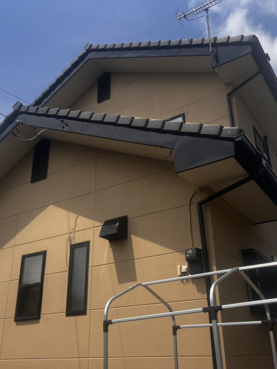 外壁塗装塗り替え工事 安中市 ダイナミックTOP艶消し仕様