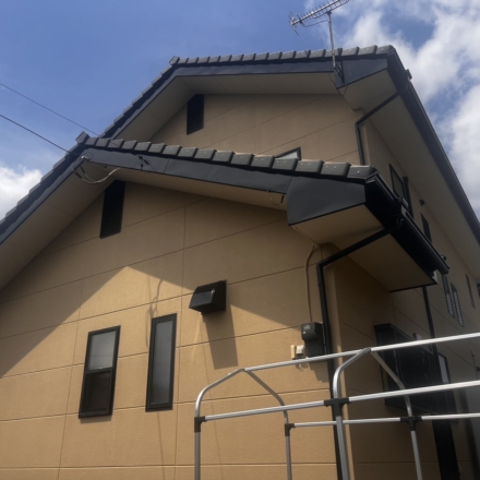 外壁塗装塗り替え工事　安中市 ダイナミックTOP艶消し仕様