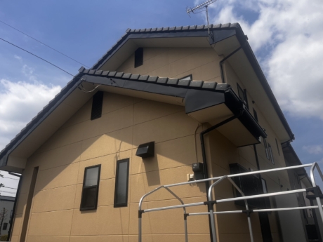 外壁塗装塗り替え工事　安中市 ダイナミックTOP艶消し仕様